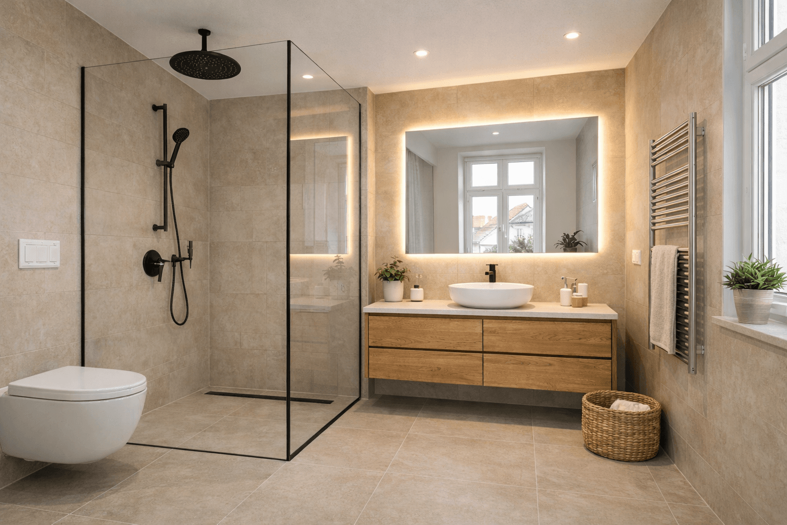 Barrierefreies Traum-Bad – Nachher